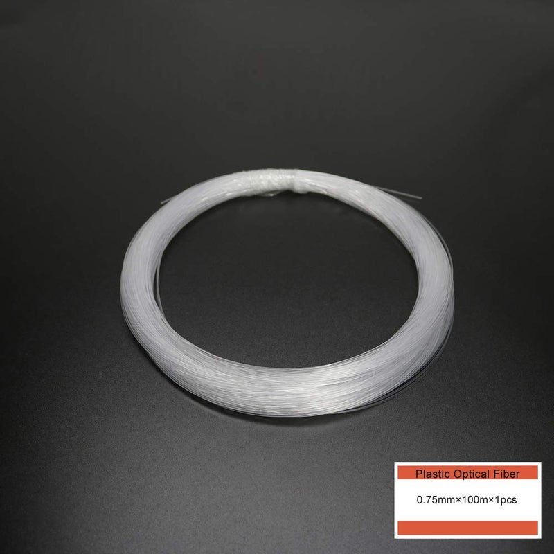 AZIMOM PMMA Plastic End Glow Fiber Optic Cable 0.75mm(0.03in) 100m(328ft)/Roll for Star Sky Ceiling All Kind Led Light Engine Driver Source - Image 4
